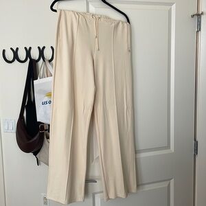 Soft cream pants